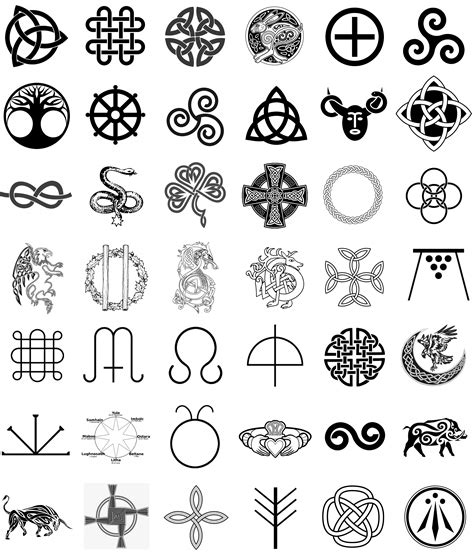 Ancient pagan symbols for safeguarding
